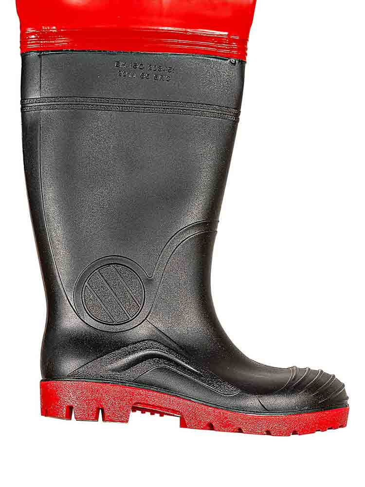 TIGH WADERS Watstiefel rot