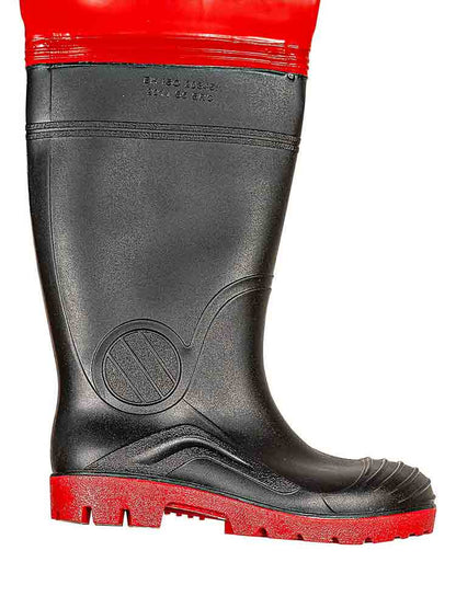 TIGH WADERS Watstiefel rot