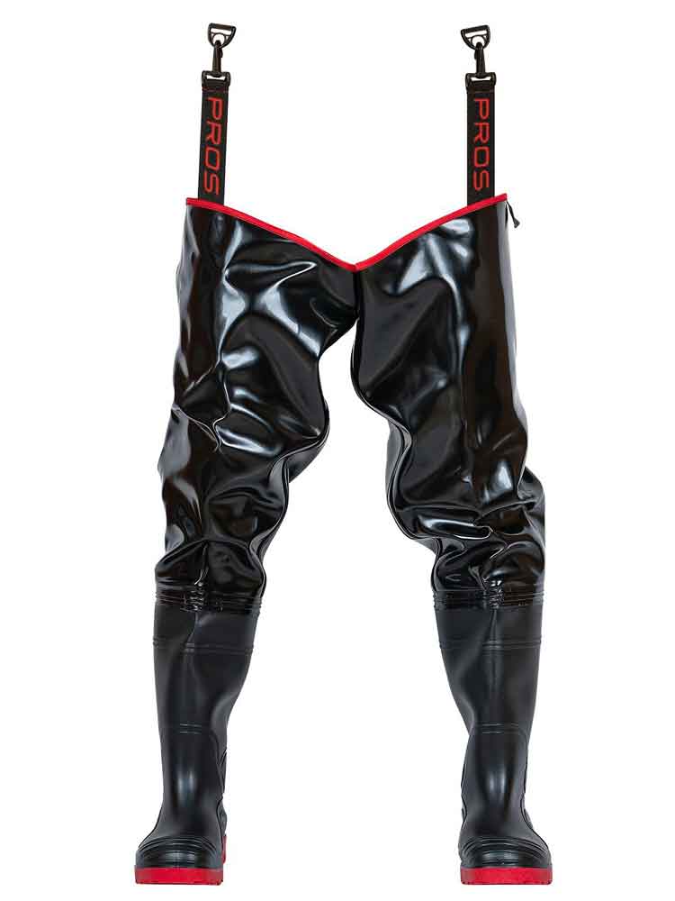 TIGH WADERS Watstiefel schwarz