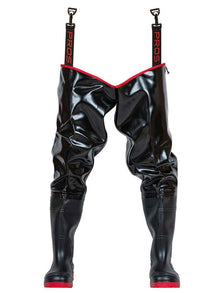 TIGH WADERS Watstiefel schwarz
