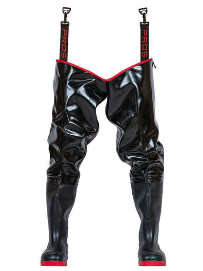 TIGH WADERS Watstiefel schwarz