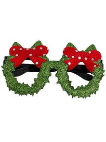 Weihnachten Spaß-Brille - Weihnachtskranz