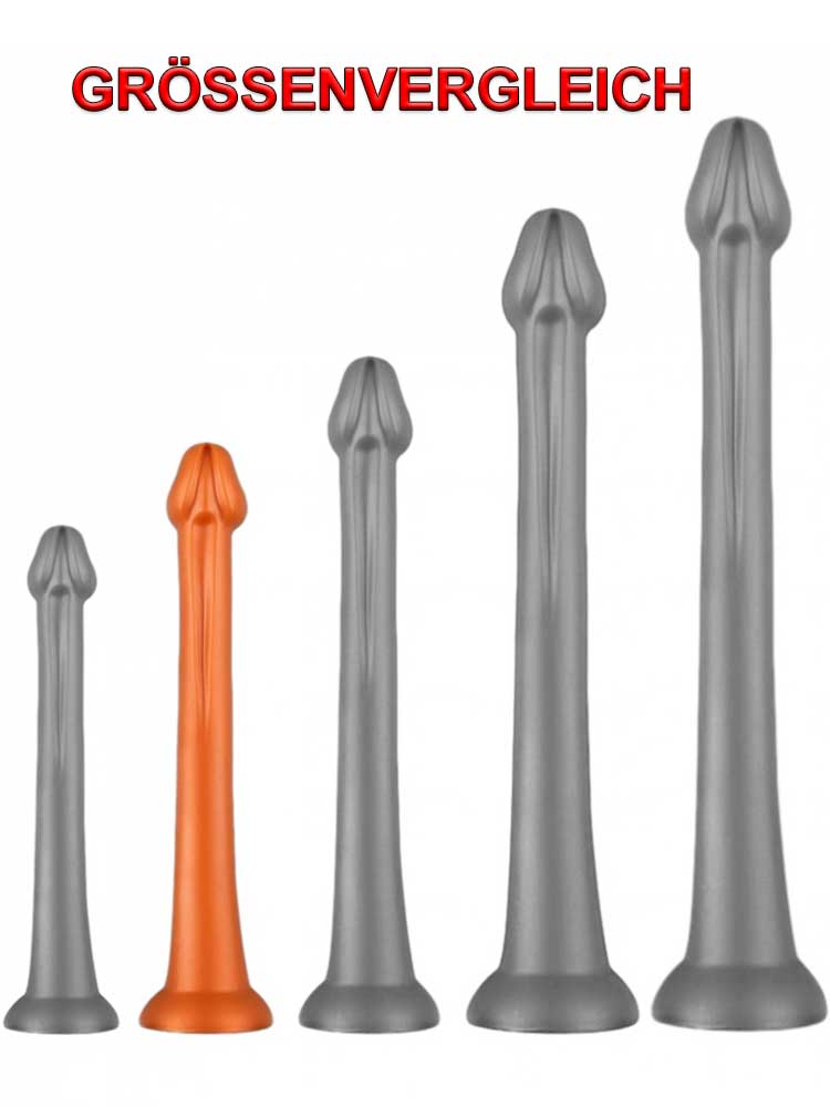 Whale Penis Soft Anal Dildo 40cm - Medium kupfer