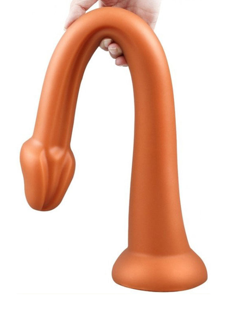 Whale Penis Soft Anal Dildo 40cm - Small kupfer