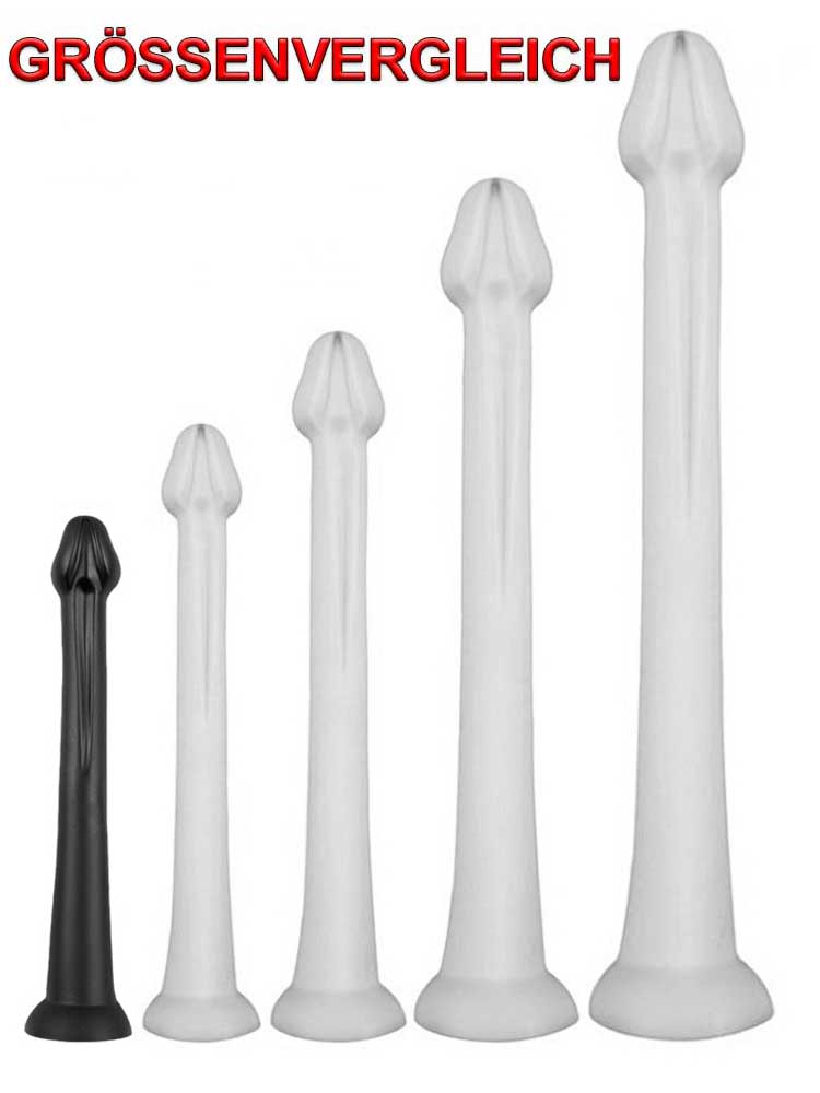 Whale Penis Soft Anal Dildo 40cm - Small schwarz