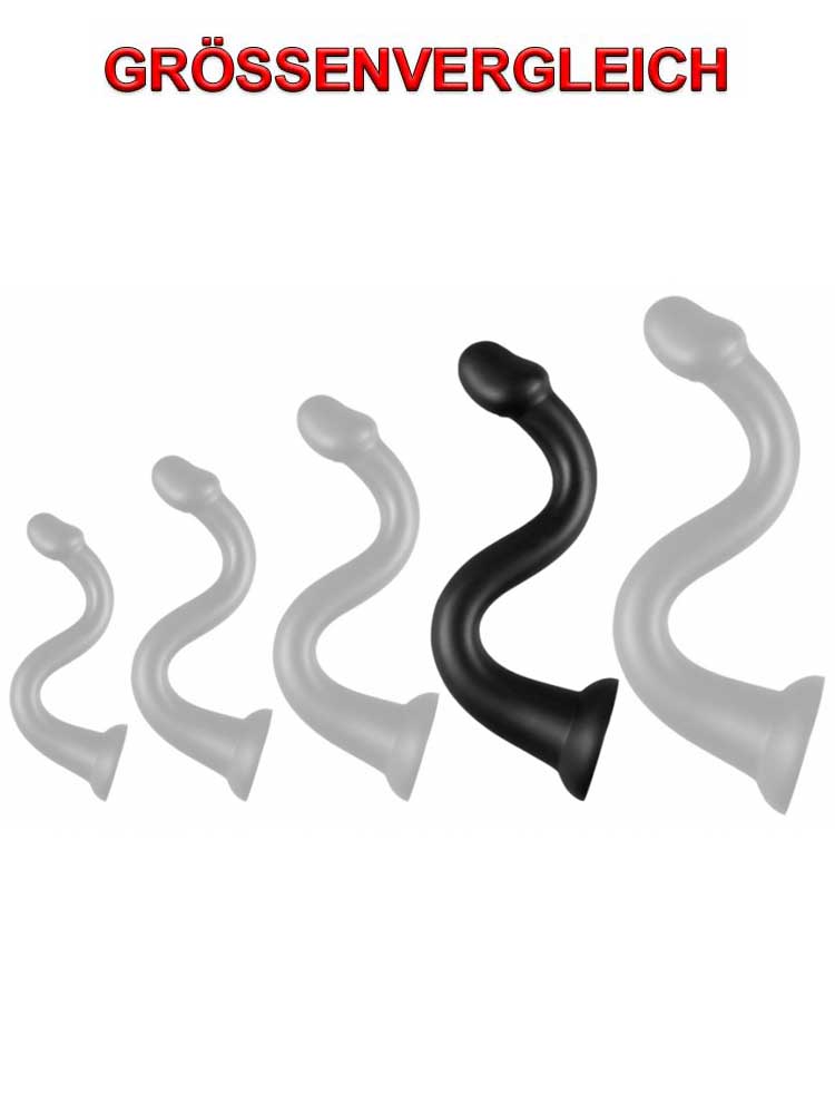 Whale Penis Soft Anal Dildo 50cm - XLarge schwarz
