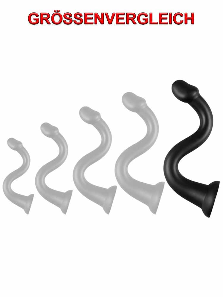 Whale Penis Soft Anal Dildo 55cm - XXLarge schwarz