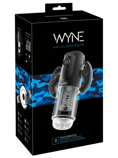 WYNE Rotating Stroking Moaning Masturbator