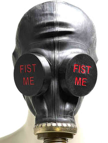 XTRM Augenclips "FIST ME" GP5 schwarz-rot
