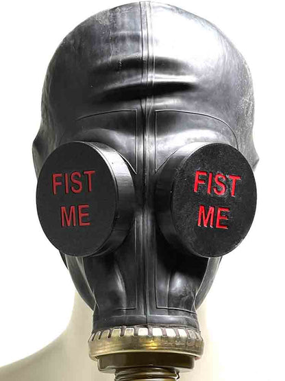 XTRM Augenclips "FIST ME" GP5 schwarz-rot