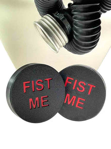XTRM Augenclips "FIST ME" GP5 schwarz-rot