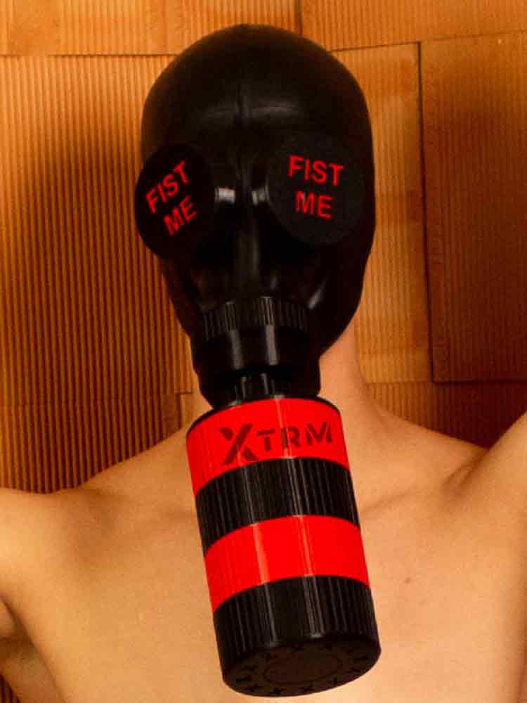 XTRM Augenclips "FIST ME" GP5 schwarz-rot