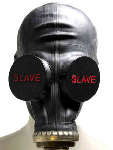 XTRM Augenclips "SLAVE" GP5 schwarz-rot