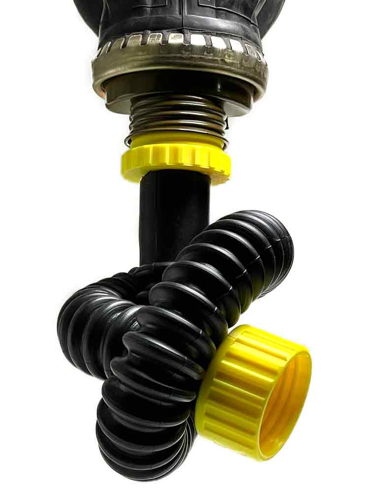 XTRM Rubber Schlauch 50 cm gelb