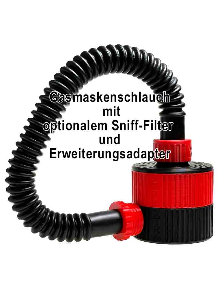 XTRM Rubber Schlauch 50 cm rot