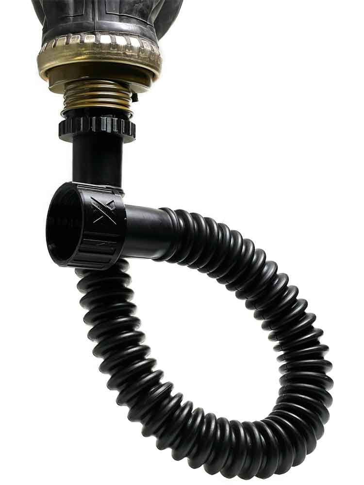 XTRM Rubber Schlauch 50 cm schwarz