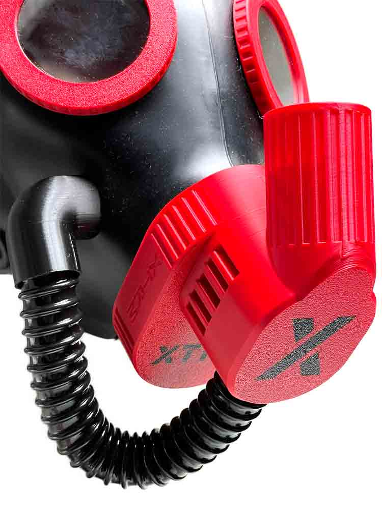 XTRM Soaker Piss Maske rot
