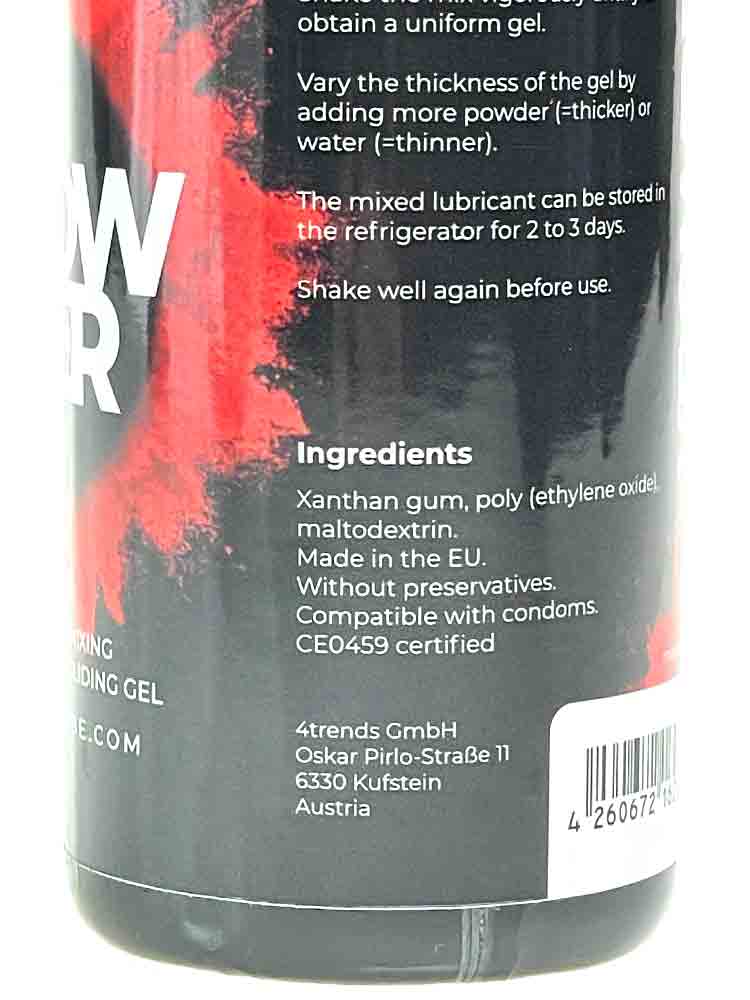XTRM XPOWDER Fistgleitmittel-Pulver Gleitgel 66g