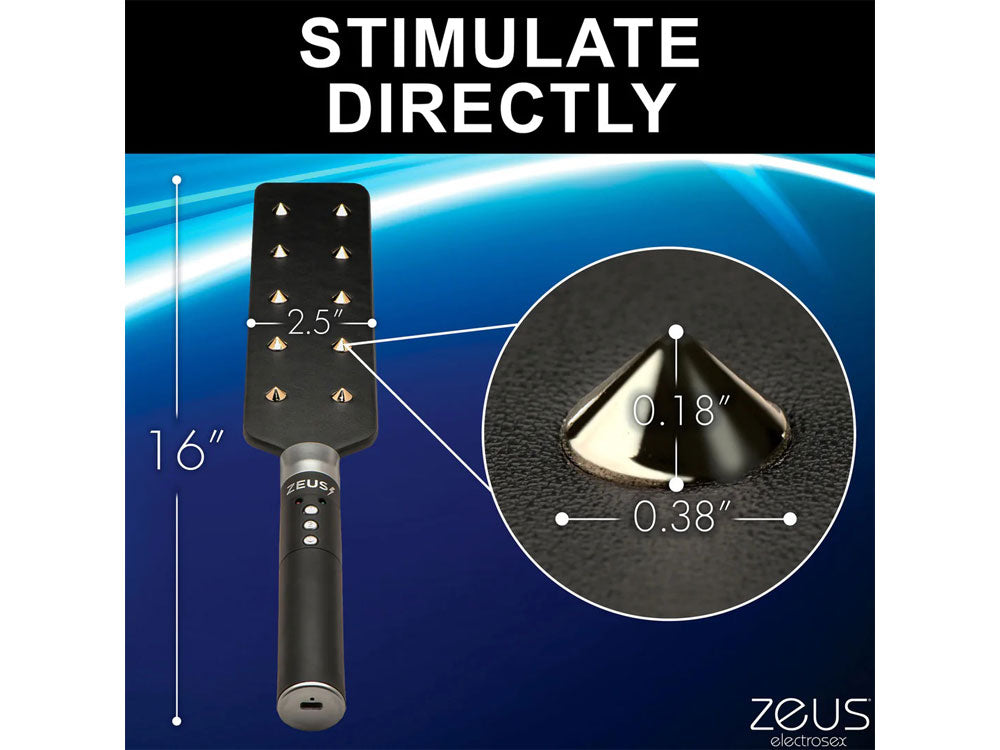 ZEUS E-Stim Spiked Paddel