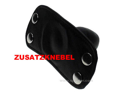 Ledermaske mit Mund- und Augenklappe