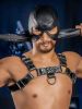 Mister S Dungeon Half Hood Halbmaske 