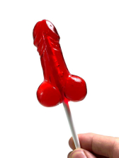 Lollipop Penis Erdbeergeschmack 
