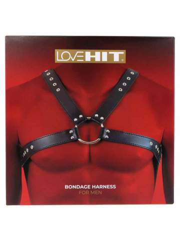 LOVEHIT Oberkörper-Harness Klassik Vegan schwarz 