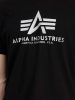 Alpha Industries Basic T-Shirt Carbon schwarz silber 