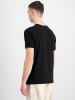 Alpha Industries Basic T-Shirt Carbon schwarz silber 